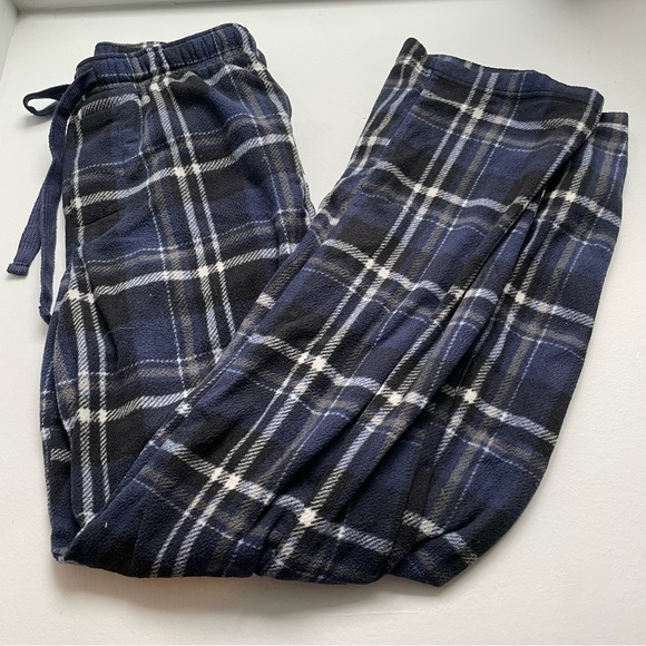 croft & barrow Pants Croft Barrow Blue Plaid Pajama Pants Poshmark